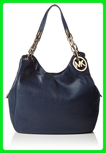 michael kors fulton large shoulder tote navy|michael kors fulton shoulder bag.